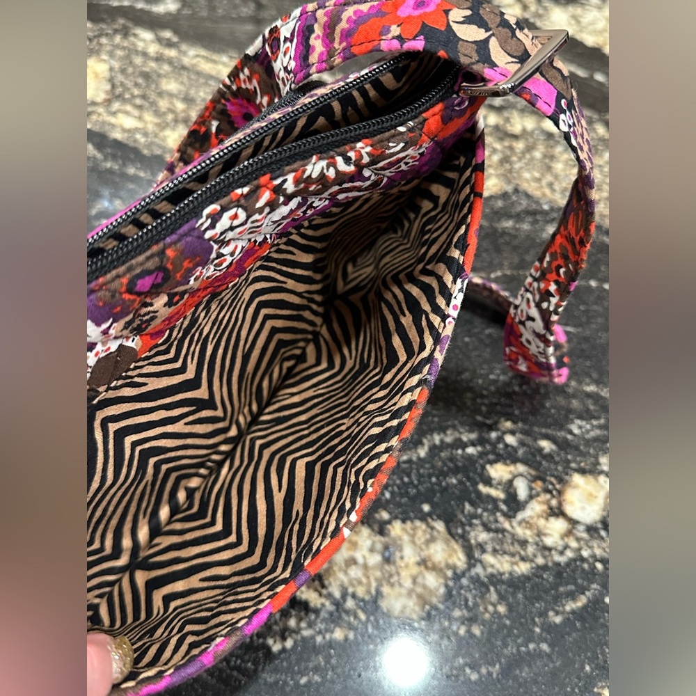 Vera Bradley Vibrant Floral Crossbody Bag - Picture 3 of 5